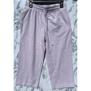 Style & Co. XS Lavender Fog Womens Capri Pants Mid Rise Cotton/Spandex Blend
